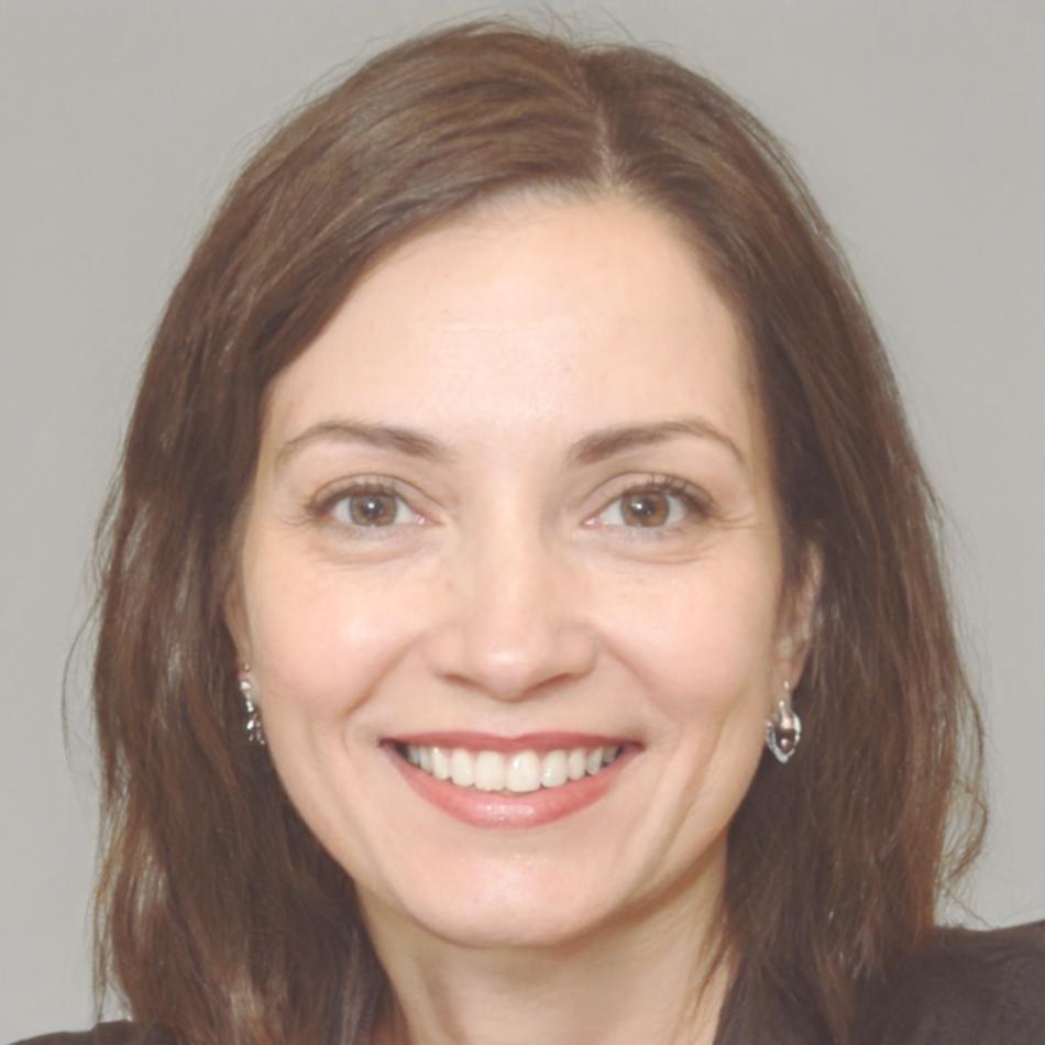 Retrato de Carmen Delgado, estudiante graduada